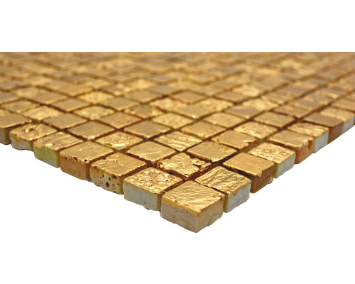 Mozaïektegels met gouden coating