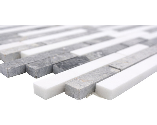 Mozaïektegel van natuursteen en keramiek