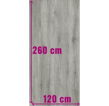 XXL Wand- en vloertegel Count Grey mat 120x260 cm 6 mm gerectificeerd