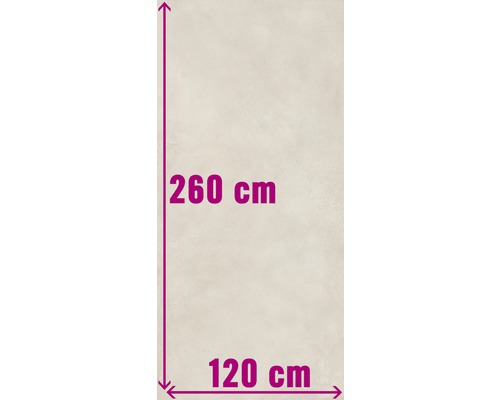 XXL Wand- en vloertegel Fresh Ivory Natural mat 120x260 cm 6 mm gerectificeerd