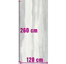 XXL Wand- en vloertegel Marblewood Perla gepolijst 120x260 cm 7 mm gerectificeerd