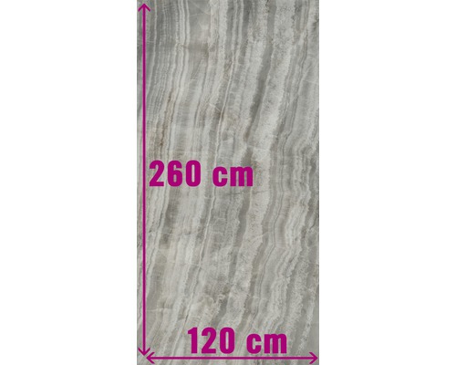 XXL Wand- en vloertegel Venato Azzurro gepolijst 120x260 cm 7 mm gerectificeerd