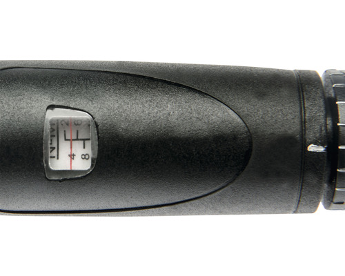 Detail van een momentsleutel met display