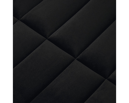 Detailopname van een gewatteerde stof met ruitpatroon