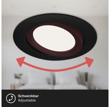 Plafondlamp met verstelfunctie en cirkelvormig ontwerp