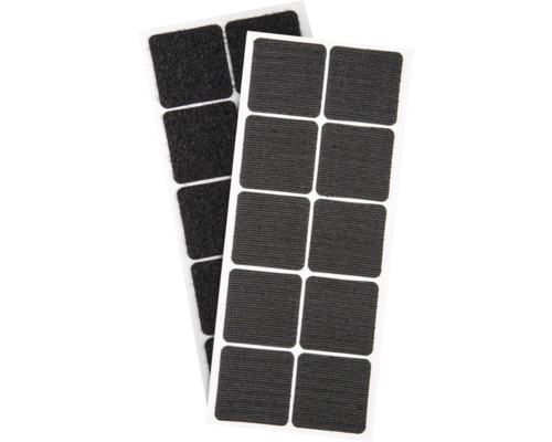 Twee vellen met zelfklevende, vierkante meubelglijders