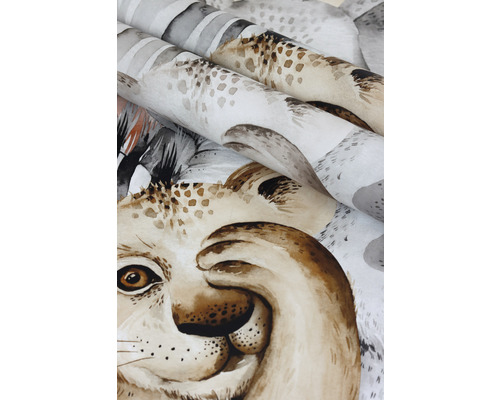 Behangrol met leeuwenmotief