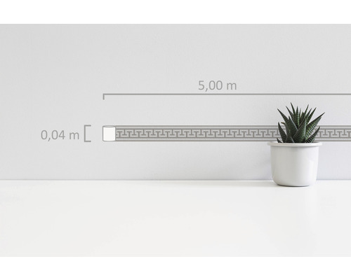 Borduur met Grieks meandermotief, 5,00 meter lang en 0,04 meter breed