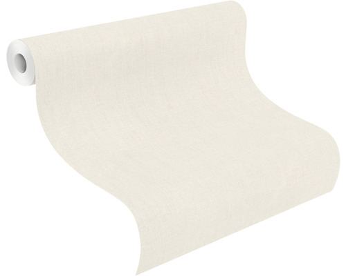 Rol vliesbehang met linnenstructuur