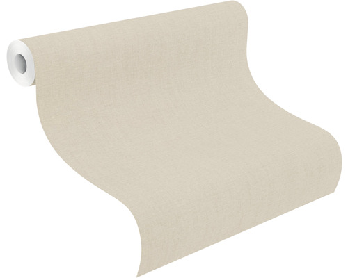 Rol vliesbehang met textielmotief