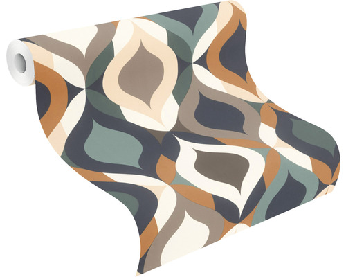 Rol behang met grafisch patroon
