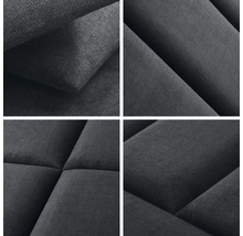 MOLLIS Wandkussen Kingston blauwgrijs 30x30 cm