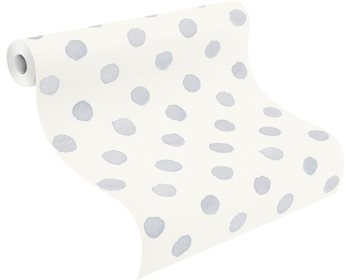 Behangrol met stippenpatroon