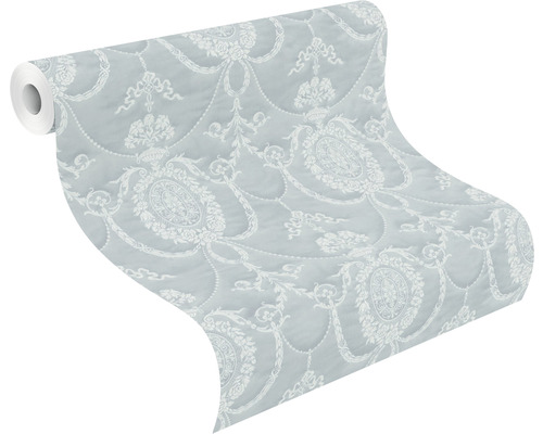 Rol behang met bloemenornamenten