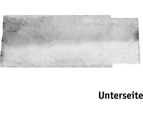 Onderkant van een douchegoot