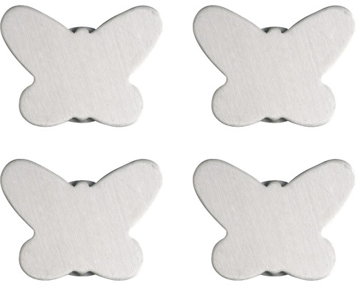 VENILIA Tafelkleedgewicht magneet vlinder 4 stuks