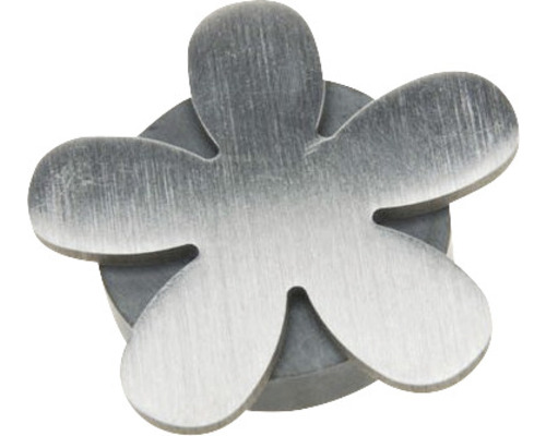 Metalen magneet in de vorm van een bloem