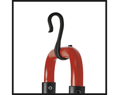 Gedetailleerde weergave van een gereedschapsstandaard met haak