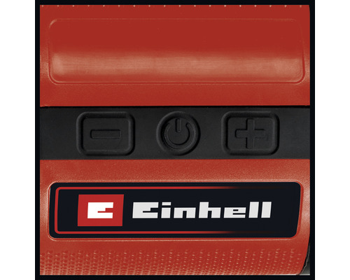 Einhell Logo met laadniveau-indicator