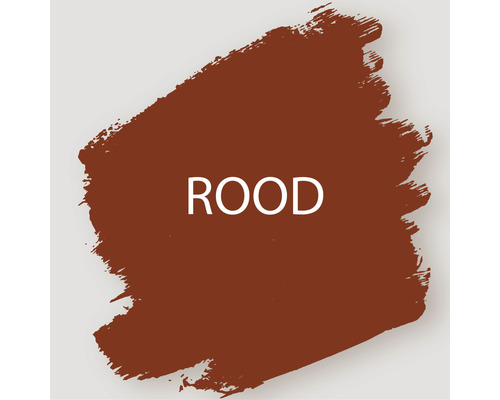 Verfspat met het woord Rood