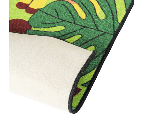 Tapijt met plantenpatroon en antislip onderkant