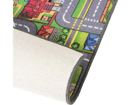 Speelkleed met stratenpatroon en huizen