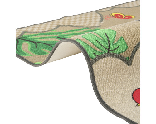 Tapijt met planten- en dierenmotief