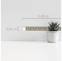 Sierrand met ornamentmotief, 5,00 meter lang en 0,05 meter breed
