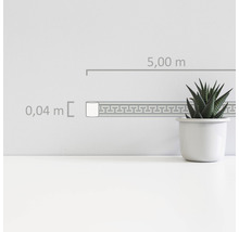 Decoratieve lijst met meandermotief, lengte 5 meter, breedte 0,04 meter