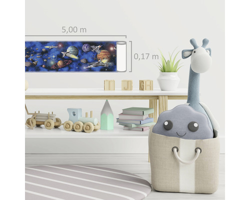 Borduur met ruimtemotief, 5,00 m lang en 0,17 m breed