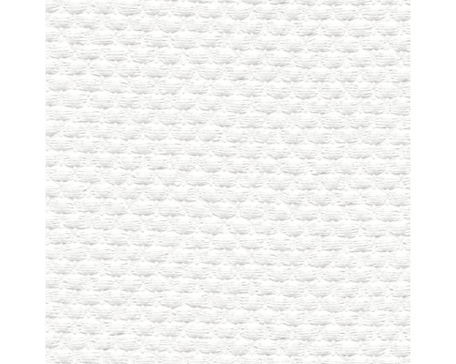Gedetailleerde afbeelding van een witte textielstof met honingraatstructuur