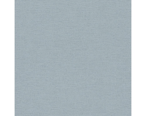 A.S. CRÉATION Vliesbehang 306887 Antigua effen blauw Close-up van een behang met textielstructuur