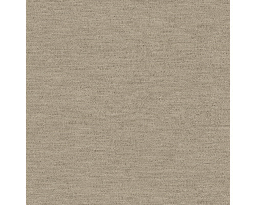 A.S. CRÉATION Vliesbehang 306893 Antigua effen bruin Close-up van een beige textielbehang met fijne structuur