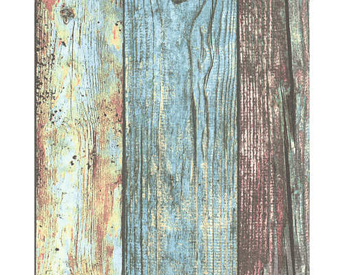 Behang met houten plankenlook