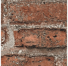 Close-up van een bakstenen behang