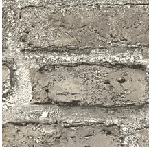 Close-up van behang met baksteenpatroon