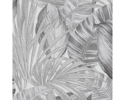 Behang met bladerenmotief