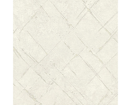 Lichtkleurig structuurbehang met geometrisch patroon