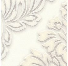 Detail van een behang met een bloemmotief