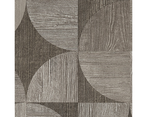 Houtstructuur behang met geometrisch patroon