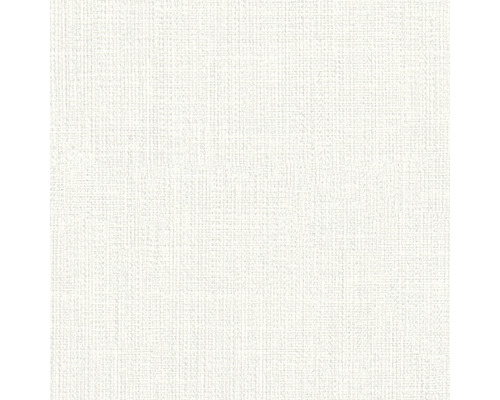 Close-up van een wit textielbehang met fijne weefstructuur