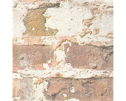 Behang met baksteenmotief