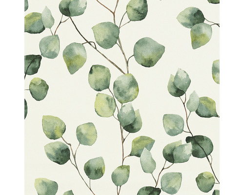 A.S. CRÉATION Vliesbehang 37044-1 bladeren groen Behang met eucalyptus takken patroon