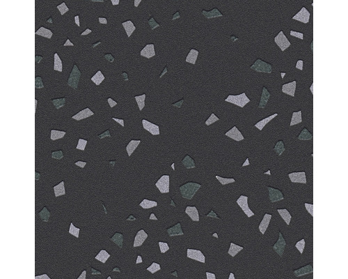 Close-up van een vloertegel met terrazzo patroon