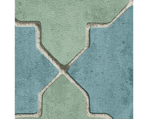 Close-up van straatstenen met geometrisch patroon