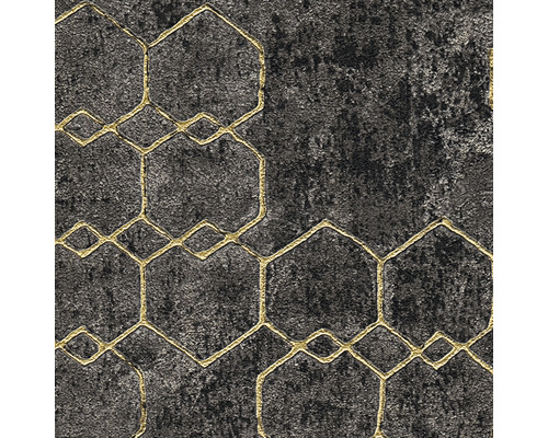 Behang met geometrisch patroon van zeshoeken