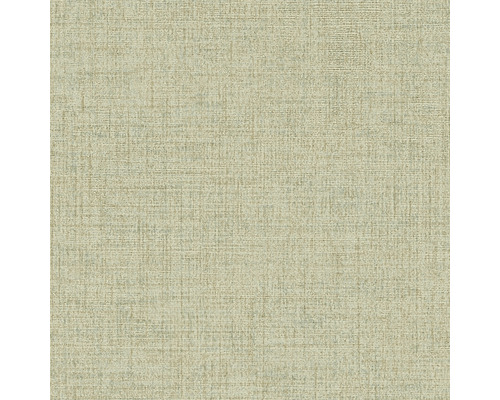 Close-up van een beige behang met linnenstructuur.