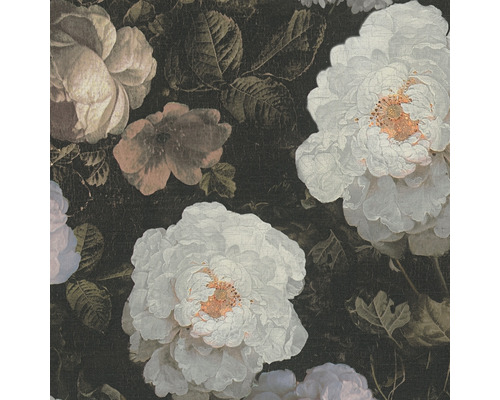 Behang met bloemmotief