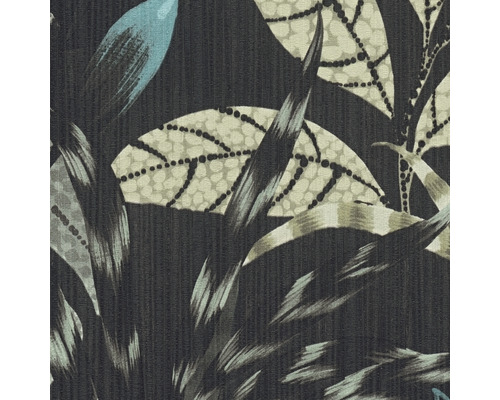 Behang met bladerpatroon