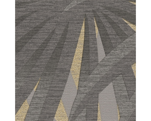 Behang met geometrisch patroon in verschillende grijstinten